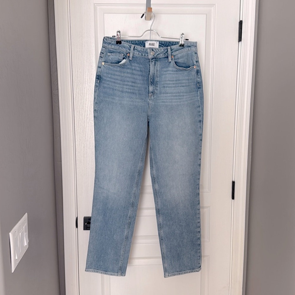 Paige Stella High Rise Modern Straight Leg Size 31 NWT